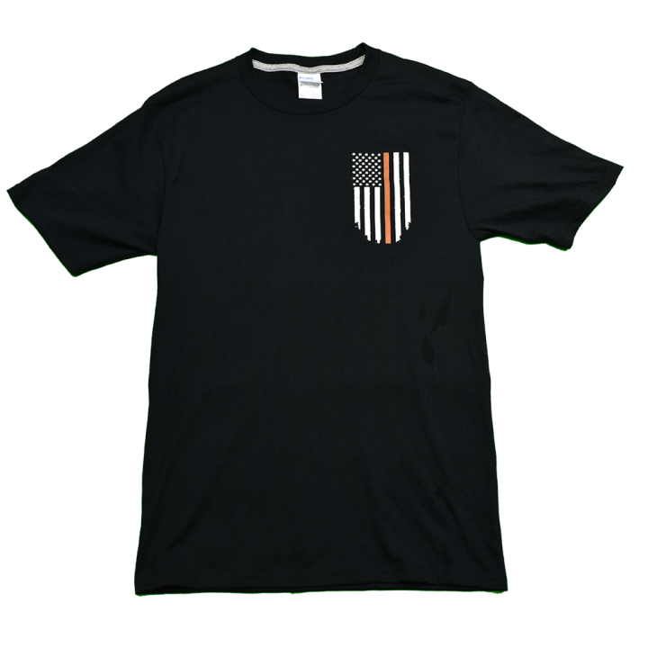 Vertical Flag T-shirt – The Thin Brown Line